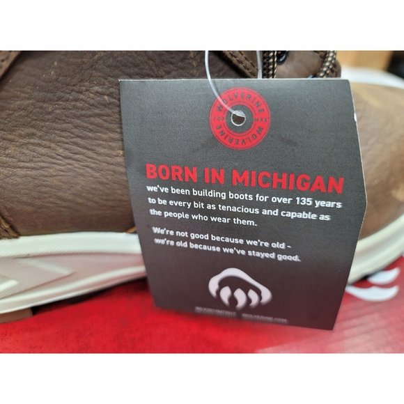 Mens Boots Wolverine Shiftplus Mid LX W201156 10.5M Brown Alloy Toe NEW - Picture 6 of 11